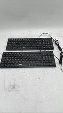 BTO USB Wired Comfortable Keyboard Black Lot of 2 picture
