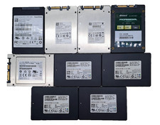 Lot of 9 SSD 128GB 2.5