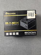Solid Gear Basix Power Supply SDGR-600BX SATA 600W 120mm Cooling Fan{CC} picture