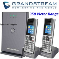 Grandstream DP752 + DP722 DECT VoIP Base Station 2 Cordless Handsets Long Range picture