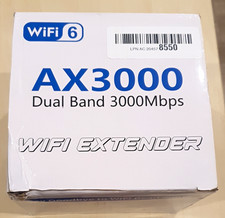 HMTYONB AX3000 Wi‑Fi 6 Dual-Band WiFi Extender 3000 Mbps White picture