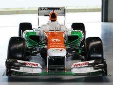 Cars 2013 force india vjm06 formula one race racing Desk Mat Stitched picture