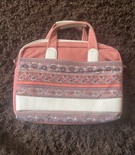 DACHEE Laptop Computer Bag Orange Floral Boho Design.. Messenger Case Sleeve picture
