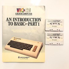 C64 An Introduction To Basic Part 1 Cased Commodore 64 VIC 20 Cassettes Book picture