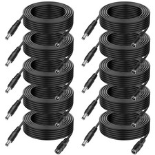 10-Pack 60ft DC Power Extension Cable - CCTV Security Camera picture
