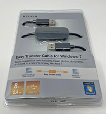 Belkin Easy Transfer Cable For Windows 7 New Unopened USB 8 ft picture