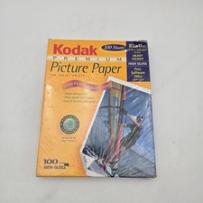 Kodak Premium Picture Paper High Gloss 8.5x11 Inkjet Photo Paper 100 Sheets picture