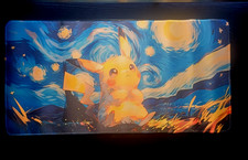XL Gaming Mouse Pad Pokemon Pikachu Starry Night Anime Desk Mat 600x300x2mm picture