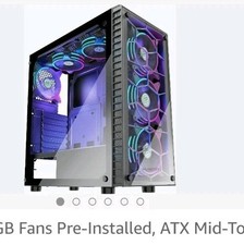 MUSETEX BLK G05S6 PC CASE NEW picture