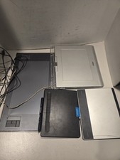 Lot Of 4 Wacom Drawing Tablets Untested  Pens Missing  picture