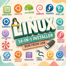 EPIC 14 Popular Linux OS on a Multi-Boot USB Installer for Beginners & Experts picture