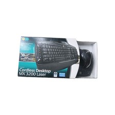 New Logitech Cordless Wireless MX3200 Laser Keyboard/Mouse Receiver New  picture