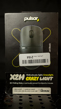 Pulsar X2H CrazyLight Medium Wireless Gaming Mouse 8K 32K DPI 43g Jet Black picture