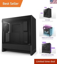 H5 Flow Compact Gaming Case - Elegant Design with Exceptional Airflow Features picture