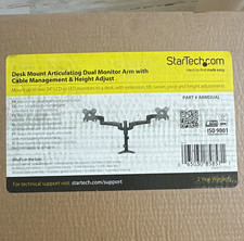 StarTech ARMDUAL - Desk Mount Dual Monitor Arm -  Multi-adjust picture