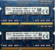 Hynix 8GB (2x4GB) DDR3L 1600MHz SO-DIMM Laptop RAM - Tested picture