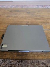 360 Swivel Bluetooth Keyboard Folio Case For Apple IPad Gray W/ Trackpad Stand picture