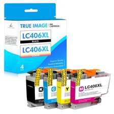 4 Pack Compatible LC 406 LC-406 Extra Capacity Ink Cartridge for Brother Printer picture