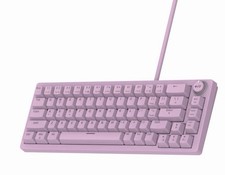 North Base Computer Keyboard- Pink 68 Key Mechanical Keyboard picture