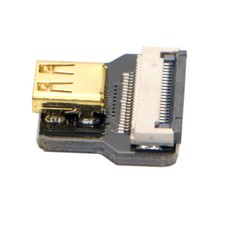 FPC Ribbon Flat HDTV Cable CYFPV Micro HDMI Mini HDMI 90 degree Adapter 5cm-80cm picture