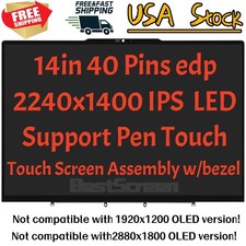 2.2K 2240x1400 IPS LED LCD Touchscreen Display Assembly for Lenovo Yoga 7 14IRL8 picture