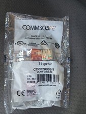 commscope cat 6 data jacks (Red)  UNJ600 Outlet Lot Of 12 picture