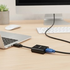 Stable DP to VGA Adapter, Supports Full HD 1920x1080 - Lightweight & Reliable picture
