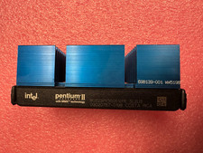 Vintage Intel Pentium II 350 SECC1 CPU 80523PY350512PE SL2U3 SL356 SL2ZQ picture
