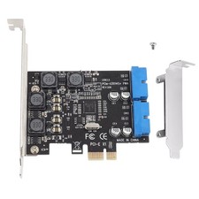 PCIE PCIExpress to Internal 2 Port 19Pin Header USB 3.0 Expansion Card with Low picture