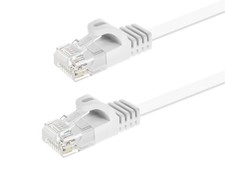 Monoprice Cat6 Ethernet Patch Cable 1ft White For Network Modem Router Xbox PS3 picture