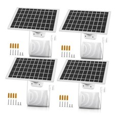 4 Pack 7W Solar Panels- IP65 Waterproof, Charger with 10FT USB-C Cable and picture