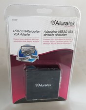 Aluratek AUV200F USB 2.0 Hi-Resolution VGA Adapter NEW *SEALED* picture