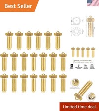20PCS Barss Nozzles Kit for Kobra 2, 3D Printer 8PCS 0.4mm and 3PCS 0.2mm, 0.... picture