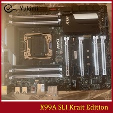 FOR MSI X99A SLI Krait Edition DDR4*4 LGA2011-3 128GB ATX Ｍotherboard Test OK picture
