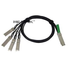 F5-UPG-QSFP+-5M F5 Networks Compatible 5ms QSFP+ to 4SFP+ DAC Cable picture