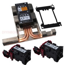 1pcs Heatsink 872453-001 & 2 Cooling Fans 875284-001 For HP HPE DL360 G10 CPU picture