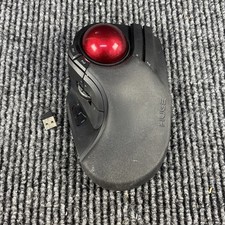 ELECOM HUGE Wireless Trackball Mouse M-HT1DRBK 2.4GHz w/Dongle  picture