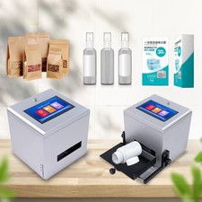 Compact Desktop Inkjet Coder for Bottle Cap Can Jar Date Batch QR 67 picture