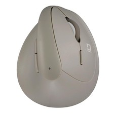 Digio2 Mini Ergonomic Wireless Mouse, Quiet, 5 Buttons, BlueLED, Greige picture