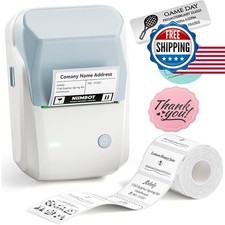 NIIMBOT B1 2Inch Bluetooth Label Printer Light Blue picture