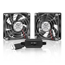 Mini 80mm USB Computer PC Case Cooling 5V Powered Fan (Quiet), Cabinet...  picture