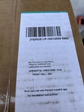 Panduit NMF2 Horizontal Cable Manager 2RU Black picture