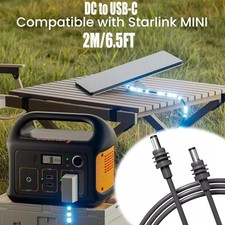 For Starlink Mini DC to USB C Power Replacement Cable 6.5 ft/2m Cord Adapter Kit picture
