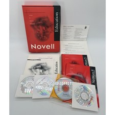 NOVELL NETWARE 5 Educational Student Set W/ BOOKS, CDs, Paperwork & Box picture