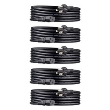 Amazon Basics PC Power Cord, 10 feet, Compatible with Monitor, 10 Feet, Black picture