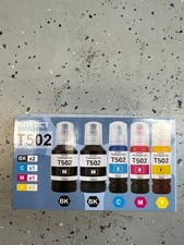 IMTFZCT 502 Compatible Ink Bottle Set 5-Pack BKx2 C M Y for Epson picture