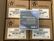 NEW IBM LTO-3 ULTRIUM 400GB/800GB DATA TAPE CARTRIDGES IN A 20 LOT-IBM# 24R1922 picture