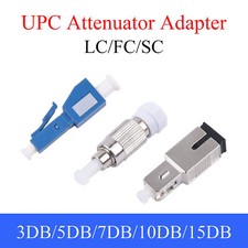 2/5PCS SC/FC/LC UPC Fiber Optic Attenuator Single-mode Male to Female3DB-15DB picture