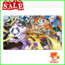 Mewtwo Charizard Pokemon Table Playmat TCG CCG Mat Gaming Play Pad Mousepad TP68 picture