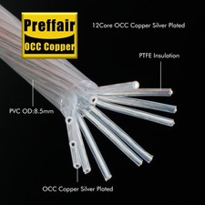 12Core 7N OCC Silver-Plated Bulk Audio Cable Signal Interconnect Wires DIY picture